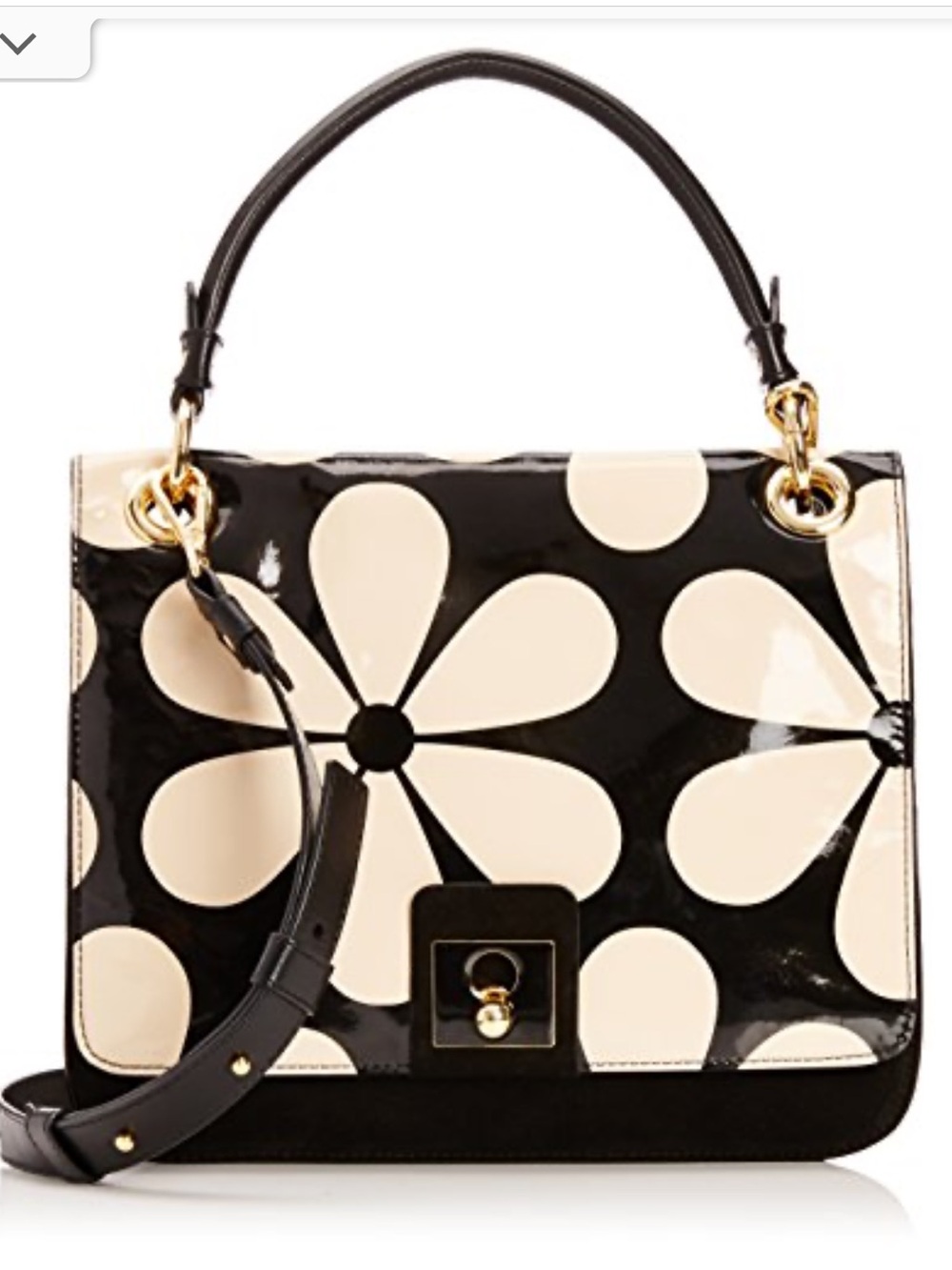 ORLA KIELY Printed Patent Leather Bag